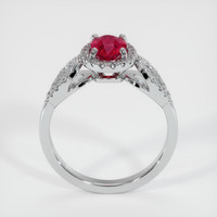 1.01 Ct. Ruby Ring, Platinum 950 3