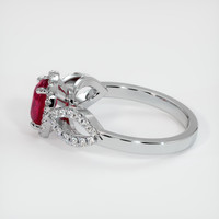 1.01 Ct. Ruby Ring, Platinum 950 4