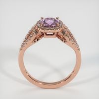 1.13 Ct. Pink Sapphire Ring, 14K Rose Gold 3
