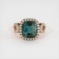 4.11 Ct. Sapphire Ring, 14K Rose Gold 1