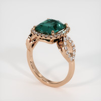 4.11 Ct. Sapphire Ring, 14K Rose Gold 2