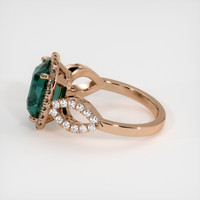 4.11 Ct. Sapphire Ring, 14K Rose Gold 4