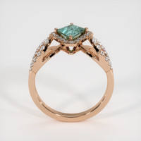 1.01 Ct. Sapphire Ring, 14K Rose Gold 3