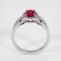 1.01 Ct. Ruby Ring, 14K White Gold 3