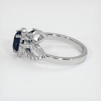 1.07 Ct. Sapphire Ring, 14K White Gold 4