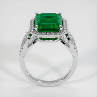 4.76 Ct. Emerald Ring, 18K White Gold 3