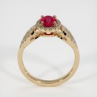 1.01 Ct. Ruby Ring, 14K Yellow Gold 3