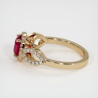 1.01 Ct. Ruby Ring, 14K Yellow Gold 4