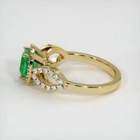 Emerald Ring 1.13 Ct. 18K Yellow Gold Preview