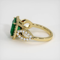 3.09 Ct. Emerald Ring, 18K Yellow Gold 4