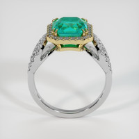 2.09 Ct. Emerald Ring, 18K Yellow & White 3