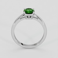 0.90 Ct. Green Demantoid Garnet Ring, Platinum 950 3