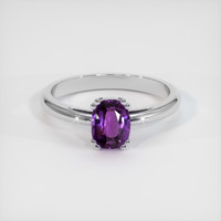 0.82 Ct. Sapphire Ring, Platinum 950 1
