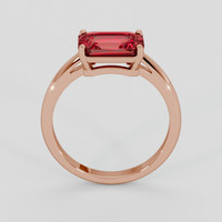 2.19 Ct. Red Spinel Ring, 18K Rose Gold 3