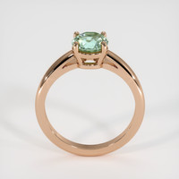 1.47 Ct. Green Sapphire Ring, 18K Rose Gold 3