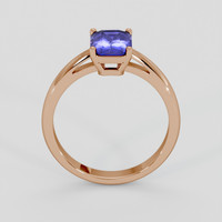 1.58 Ct. Bluish Purple Sapphire Ring, 18K Rose Gold 3