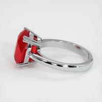 7.99 Ct. Ruby Ring, 14K White Gold 4