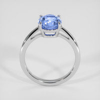 2.76 Ct. Blue Sapphire Ring, 14K White Gold 3