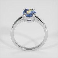 1.85 Ct. Bi Color Sapphire Ring, 14K White Gold 3
