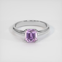 1.41 Ct. Sapphire Ring, 18K White Gold 1