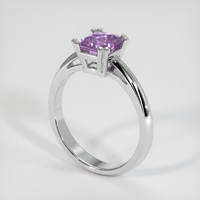 1.41 Ct. Sapphire Ring, 18K White Gold 2