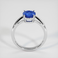 2.05 Ct. Blue Sapphire Ring, 18K White Gold 3