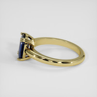 2.12 Ct. Blue Sapphire Ring, 10K Yellow Gold 4