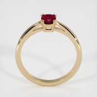 0.61 Ct. Ruby Ring, 14K Yellow Gold 3