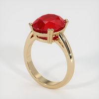 7.99 Ct. Ruby Ring, 14K Yellow Gold 2