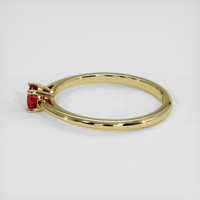 0.62 Ct. Ruby Ring, 14K Yellow Gold 4