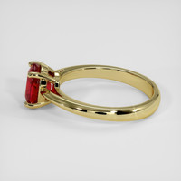 1.51 Ct. Ruby Ring, 14K Yellow Gold 4