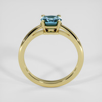 1.33 Ct. Greyish Blue Sapphire Ring, 14K Yellow Gold 3
