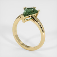 2.18 Ct. Sapphire Ring, 14K Yellow Gold 2