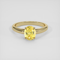 2.02 Ct. Yellow Sapphire Ring, 14K Yellow Gold 1