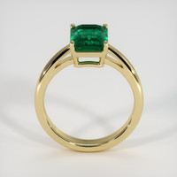 2.84 Ct. Emerald Ring, 18K Yellow Gold 3