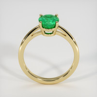 1.53 Ct. Emerald Ring, 18K Yellow Gold 3