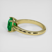 1.77 Ct. Emerald Ring, 18K Yellow Gold 4