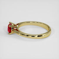 1.07 Ct. Ruby Ring, 18K Yellow Gold 4