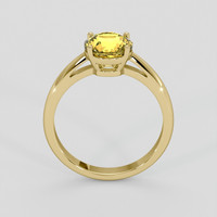 2.12 Ct. Yellow Sapphire Ring, 18K Yellow Gold 3