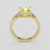 2.34 Ct. Yellow Sapphire Ring, 18K Yellow Gold 3