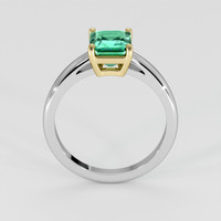 1.25 Ct. Emerald Ring, 18K Yellow & White 3