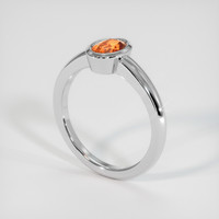 0.93 Ct. Gemstone Ring, Platinum 950 2