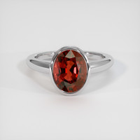 3.44 Ct. Gemstone Ring, Platinum 950 1