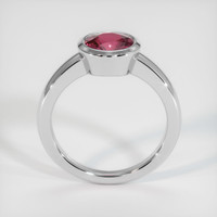 1.80 Ct. Reddish Pink Sapphire Ring, Platinum 950 3