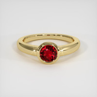 1.11 Ct. Ruby Ring, Platinum 950 1