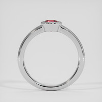 0.70 Ct. Ruby Ring, Platinum 950 3