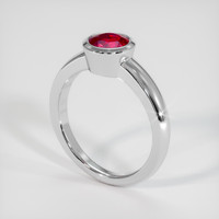 1.51 Ct. Ruby Ring, Platinum 950 2