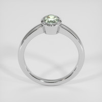 1.02 Ct. Bluish Green Sapphire Ring, Platinum 950 3