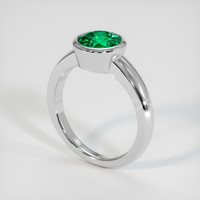 1.57 Ct. Emerald Ring, Platinum 950 2