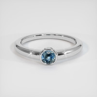 0.55 Ct. Sapphire Ring, Platinum 950 1
